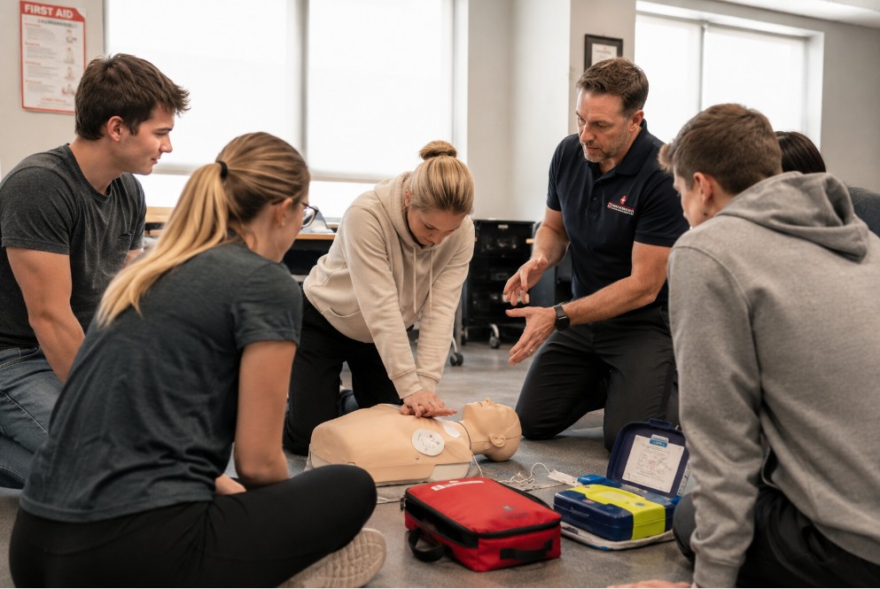 First aid training